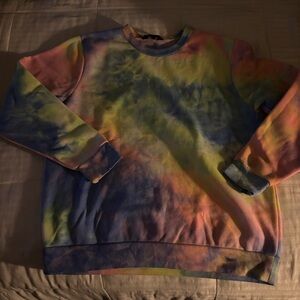 Vibrant Multicolor Tie-Dye Sweatshirt